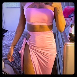 Pink 2 piece outfit